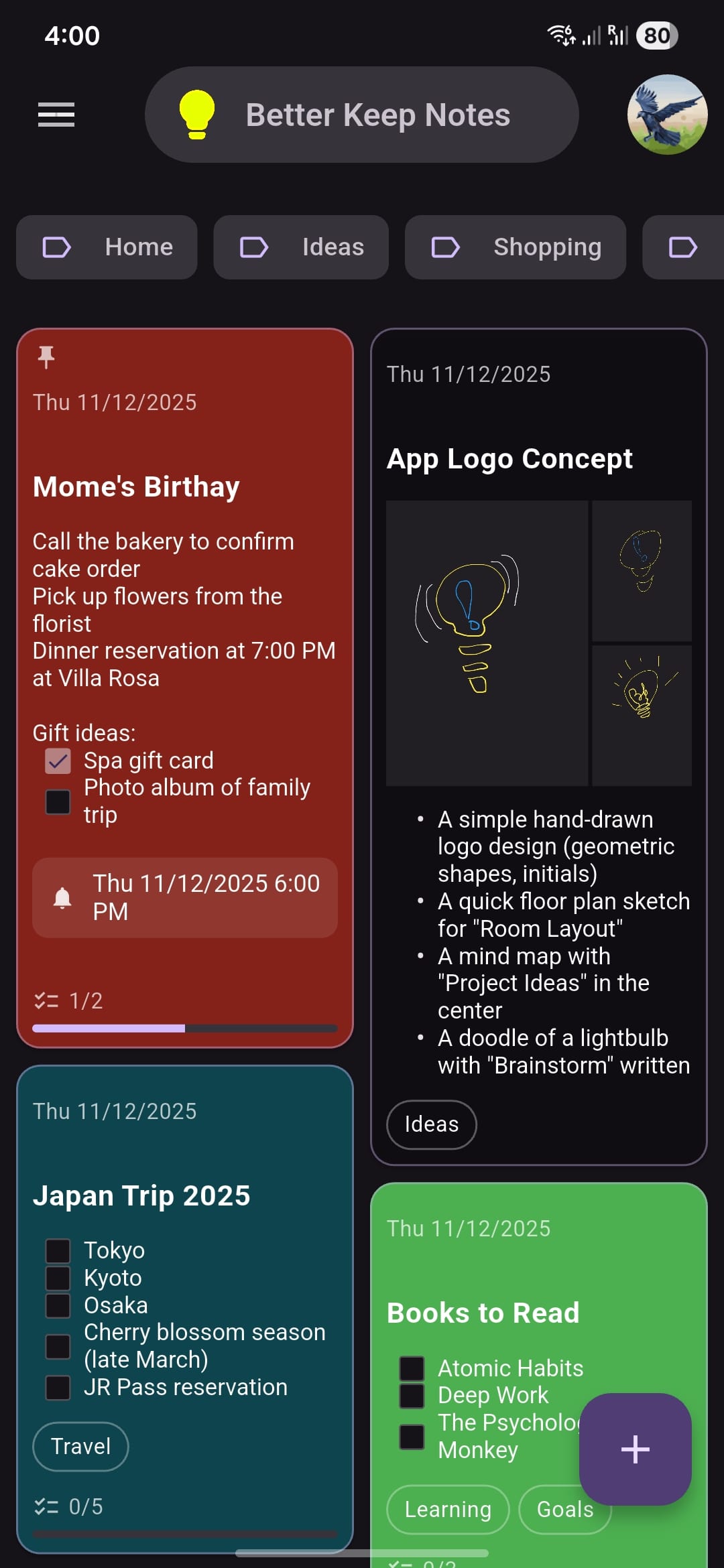 Better Keep Notes App Screenshot